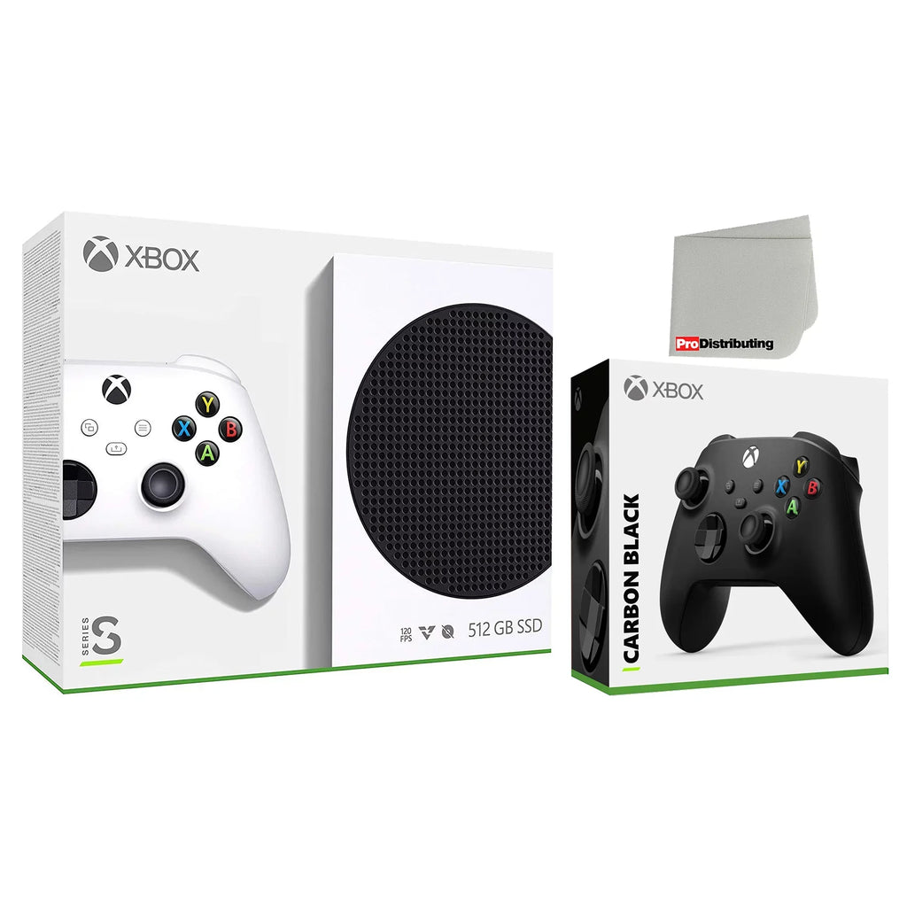 Cleaning 512GB with Microfiber and Microsoft Controller Extra Digital Xbox Cloth Carbon Console S Series