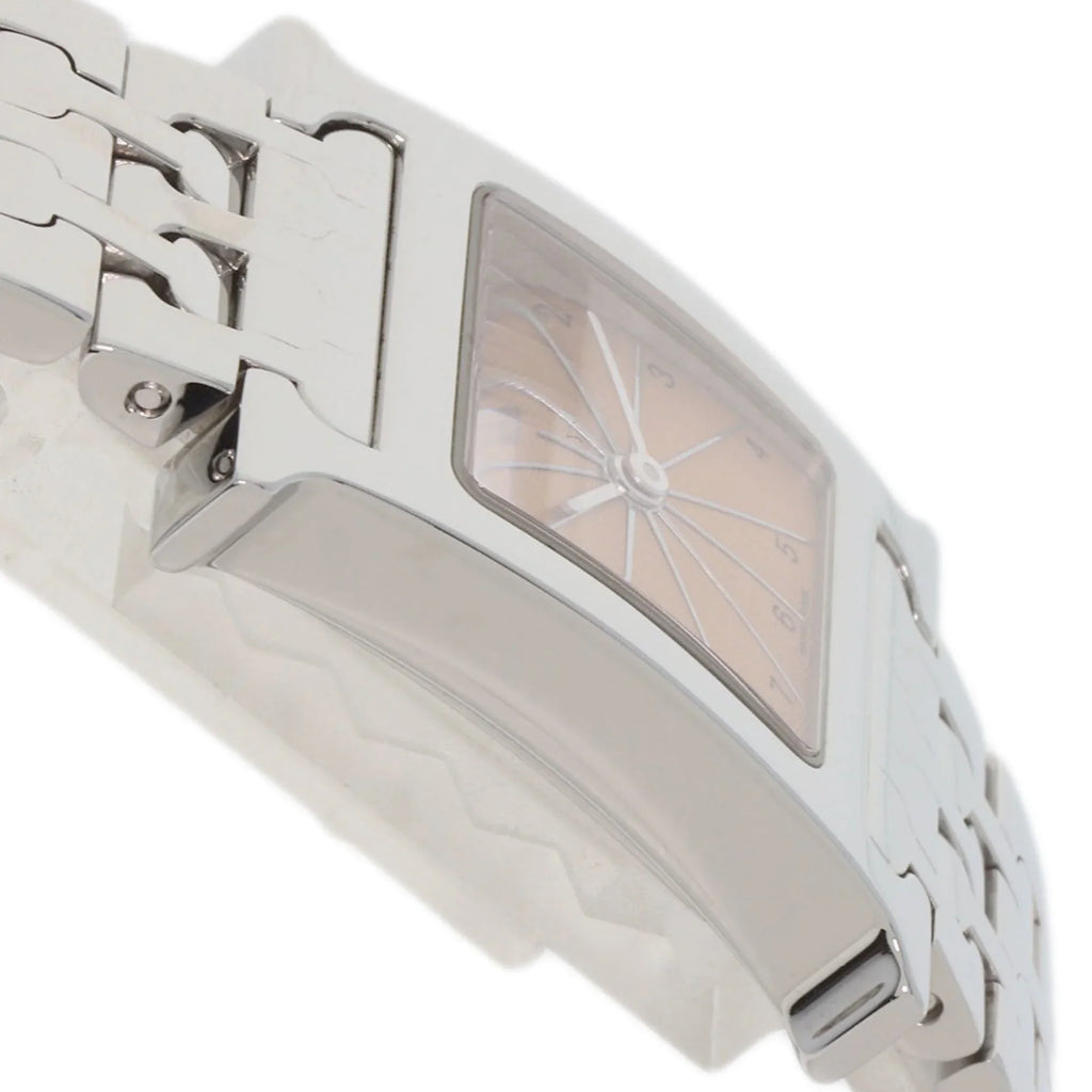 Ladies Wristwatch HH1.210 Steel/SS Pre-Owned Stainless Watch (Good) Hermes H HERMES