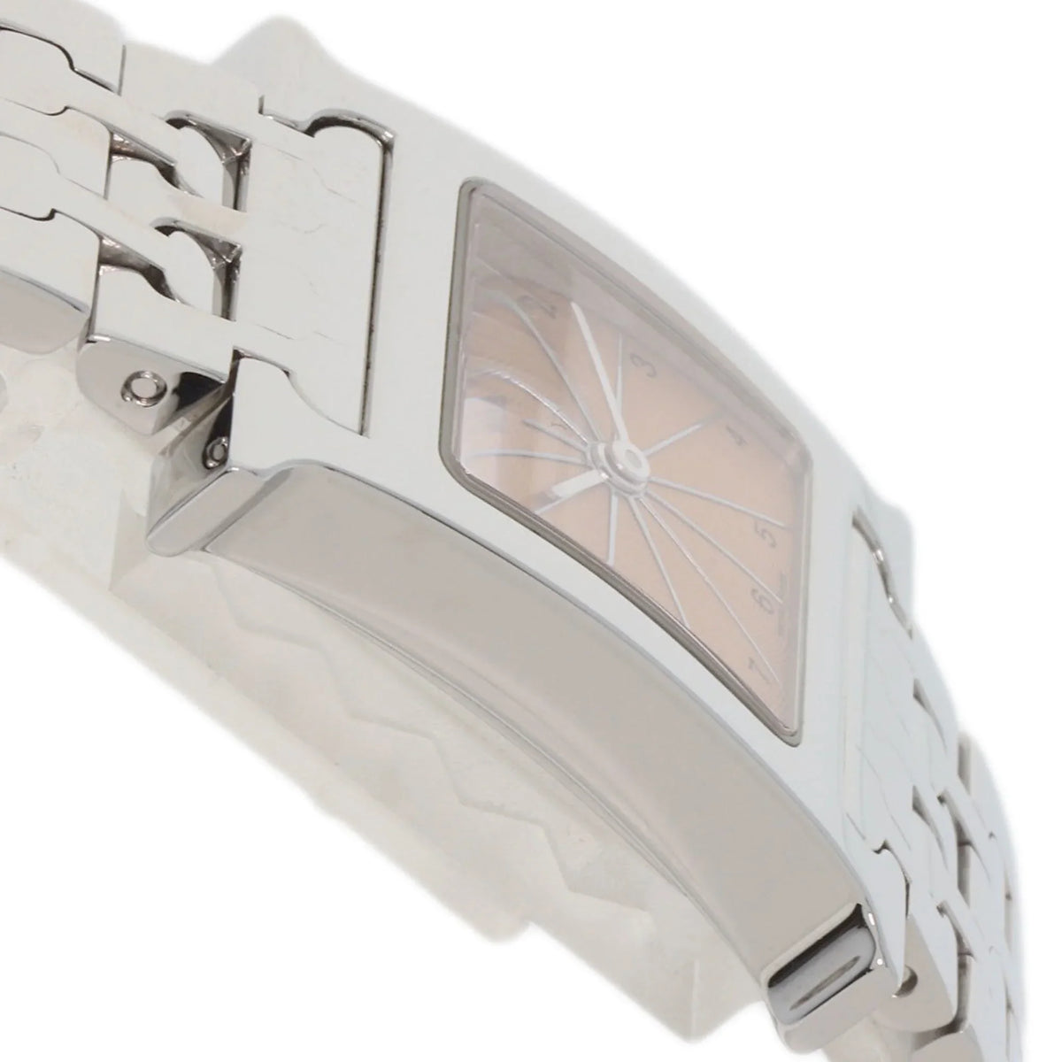 Ladies Wristwatch HH1.210 Steel/SS Pre-Owned Stainless Watch (Good) Hermes H HERMES
