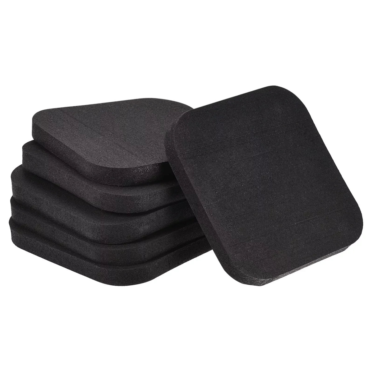 Pack Mat Mat-3.9"x3.9" Treadmill Uxcell Sound Exercise Equipment Floor 6 Reduction, Protection for