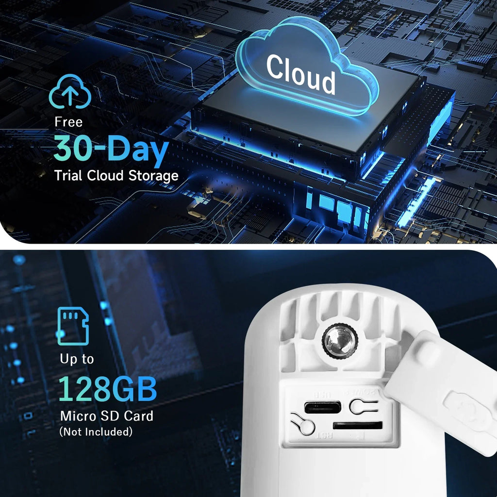 Wireless Camera Audio, 2.5K Camera Night Security 4MP Spotlight PIR Card 2-Way Powered WiFi, Outdoor, 2.4GHz with XVIM Detection Cloud/SD Waterproof, Security Home Vision, Battery Storage, Motion