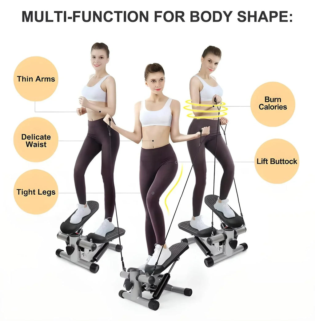 with Stair Exercise Equipment with LBS Steppers Home Home Fitness, for Workout Home, Stepper Mini Exercise Portable Loading at for Bands Stepper Stepper 331 Resistance Capacity,