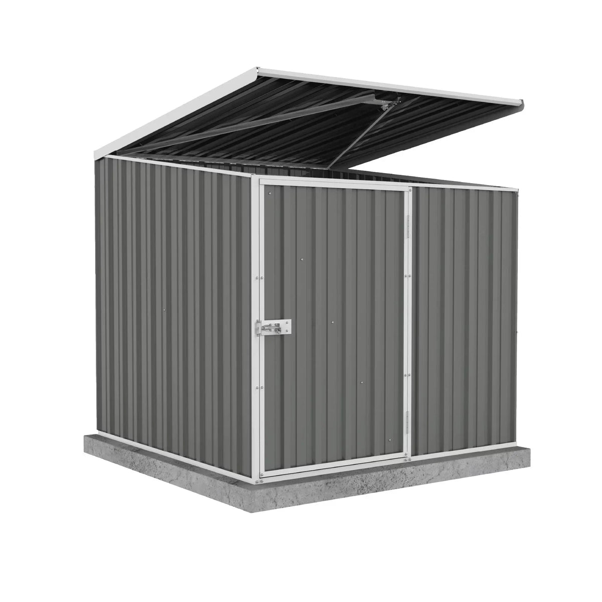 '- Pool x 5 ft. Gray Multipurpose Absco Pump Woodland AB1070 5 Metal Shed