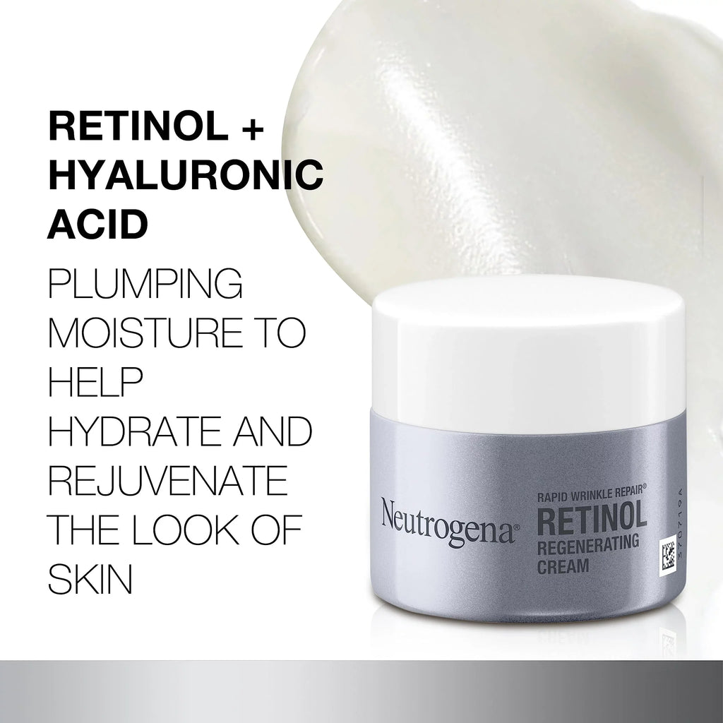 Repair Anti-Aging Fight Rapid & Daily With Face Moisturizer, Face Spots, Neutrogena Lines, Hyaluronic Dark Cream & Fine Wrinkles, Retinol Acid Wrinkle 1.7 To Retinol Oz