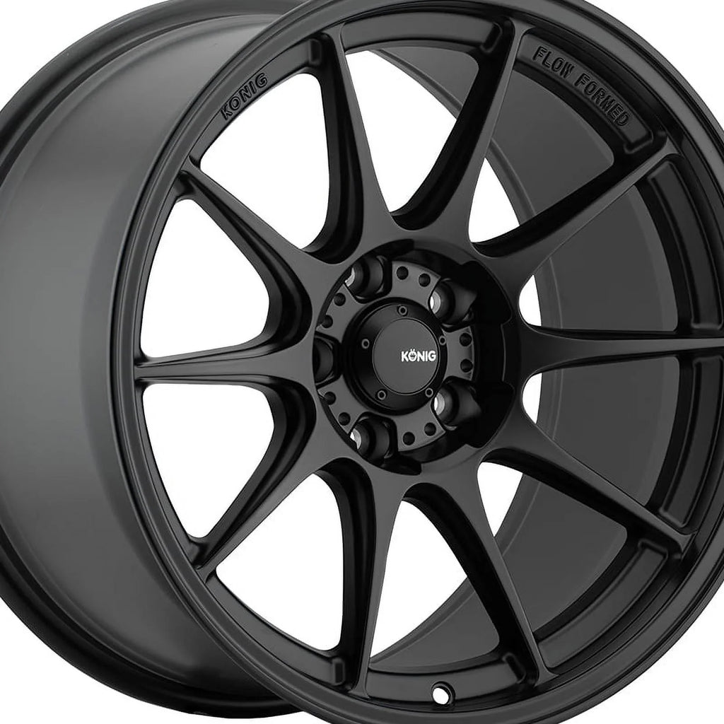 4x100 Konig Dekagram +45et 17x8 57B Semi-Matte Wheel