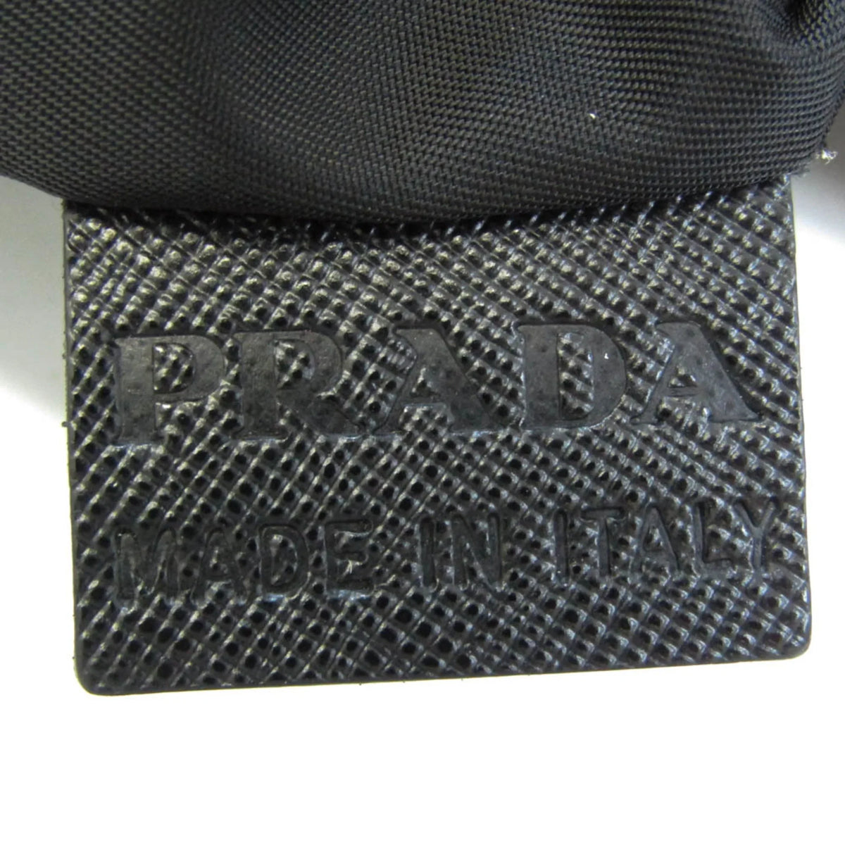 Bag (Good) Shoulder Prada Leather,Nylon Women,Men Pre-Owned