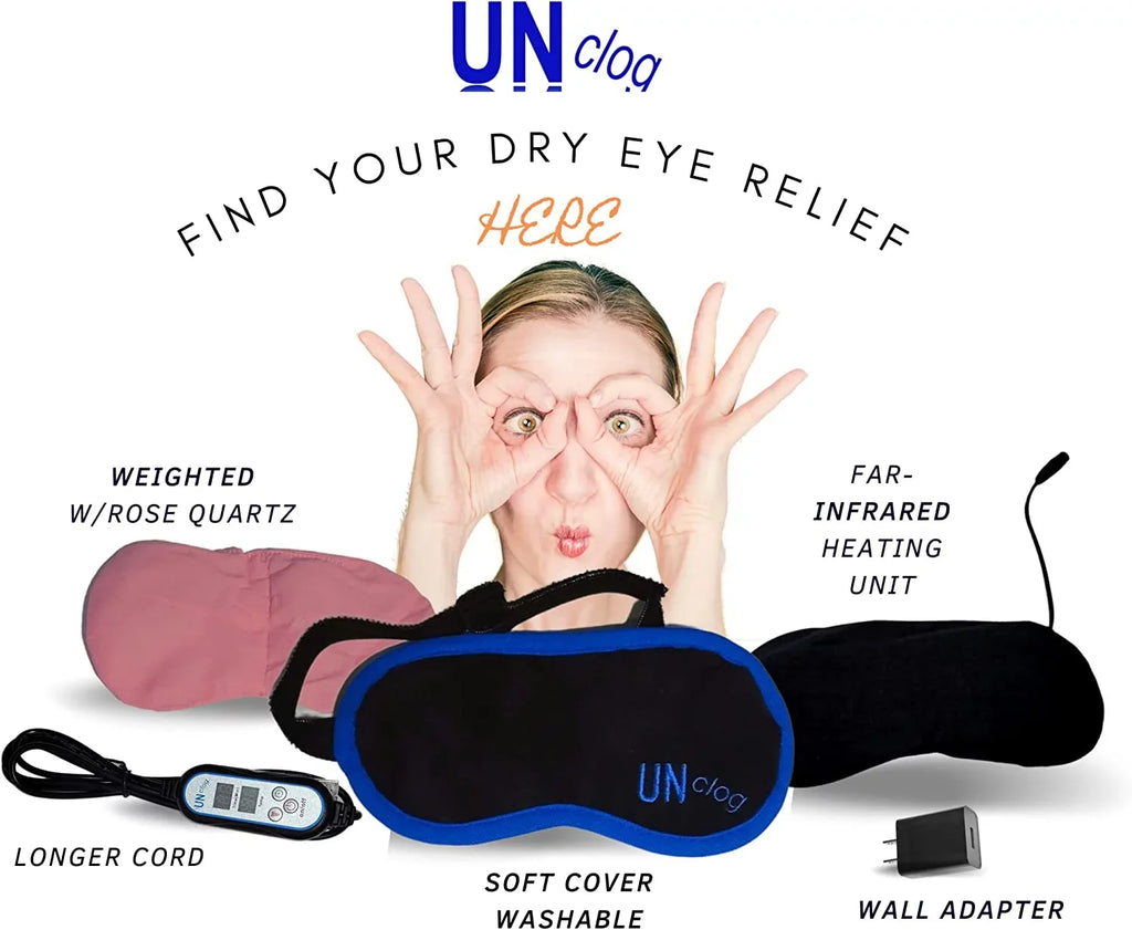 Blepharitis-Stye Dry Eye Eye Heated Relieve Mask For Syndrome Eye Moist Treatment UNclog Compress