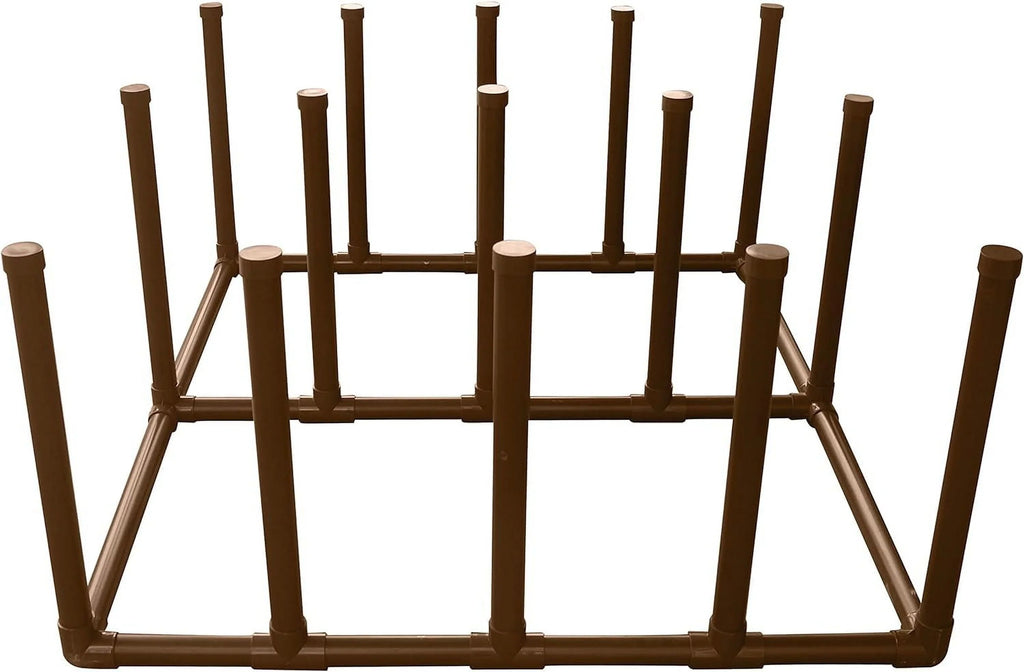 x for Noodles, Float Brown Paddles, QIXIAN Rack 664413 Floats, Surfboards, 12 and Storage 26.5" W 44" Raft Organizer L H), Towels, Style (61" (Brown) x - Bar Poolside