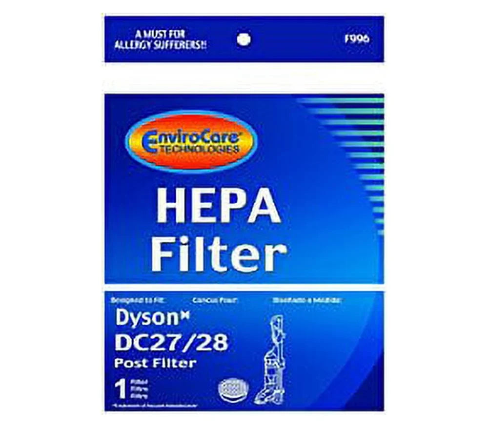 Allergy DC27 Dyson DC Model #919780-01 Pre-motor Upright Clean filter & DC28 Reusable 28 Vacuums DC Animal Total Washable, 91978001 3 27, Fits