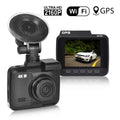 Parking Wide Dashboard G-Sensor, GPS, Dash 24FPS Record, Driving Chip, Iseebiz WDR, View, 2160P Cam, Motion Cam Mode Detect, Recorder 150° Novatek Car Built-in Loop Angle, App WiFi