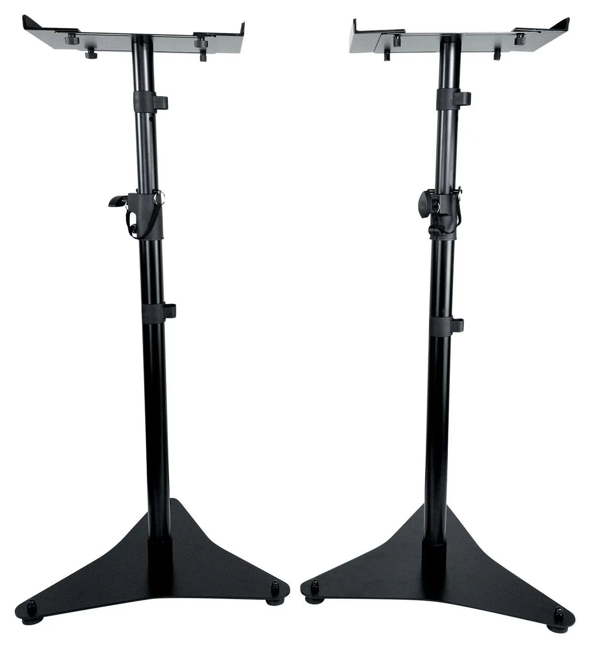 Monitor Speaker RVSM5 Stands Studio Bookshelf Rockville Pair w/Adjustable Height