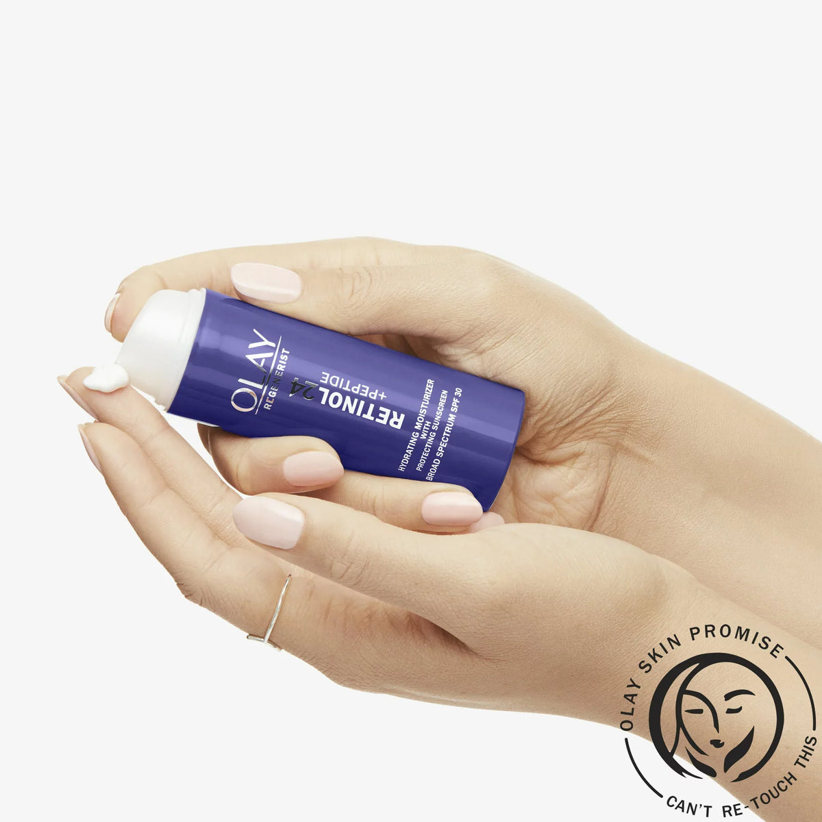 SPF oz *EN Hydrating Olay 30 with Retinol Sunscreen 24 1.7 Peptide Moisturizer + Regenerist