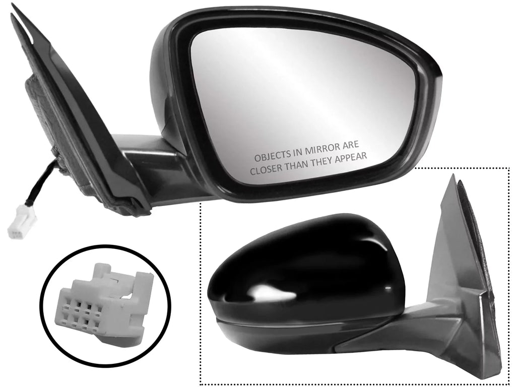 963016CA0A APA 2019 2022 Rear Mirror Passenger Camera Replacement No Right Signal NI1321311 for Power No 2021 Side 2020 Non-Heated ALTIMA View