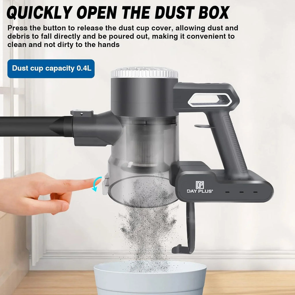 Carpet Runtime, Quiet Lightweight Floor 2.0Ah Hair Vacuum Household for Battery 35Mins in1 Cleaner Pet Cleaner, Suction, Stick Hardwood Cordless Max 22000Pa Cordless 4 Vacuum Vacuum with