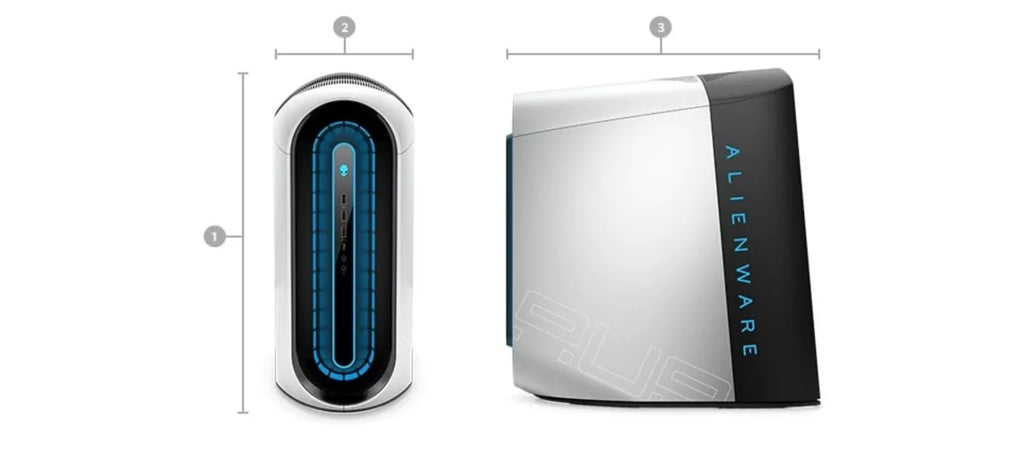 '- Gaming HDD RTX Core CPU GDDR6X 5 - RAM 3080 @ 1TB R12 Gen i7 Dell Restored - (2021) 8 - SSD Aurora GHz 1TB 32GB Cores 11th Alienware Desktop 10GB (Refurbished) - +