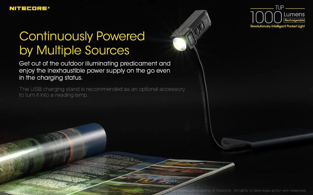 with Tactical - Nitecore TUP Light LED Lumens Pocket NL2140 Value Intelligent 1200 Battery 21700 Nitecore Flashlight Rechargeable Bundle: NEW and P12 1x 4000mAh