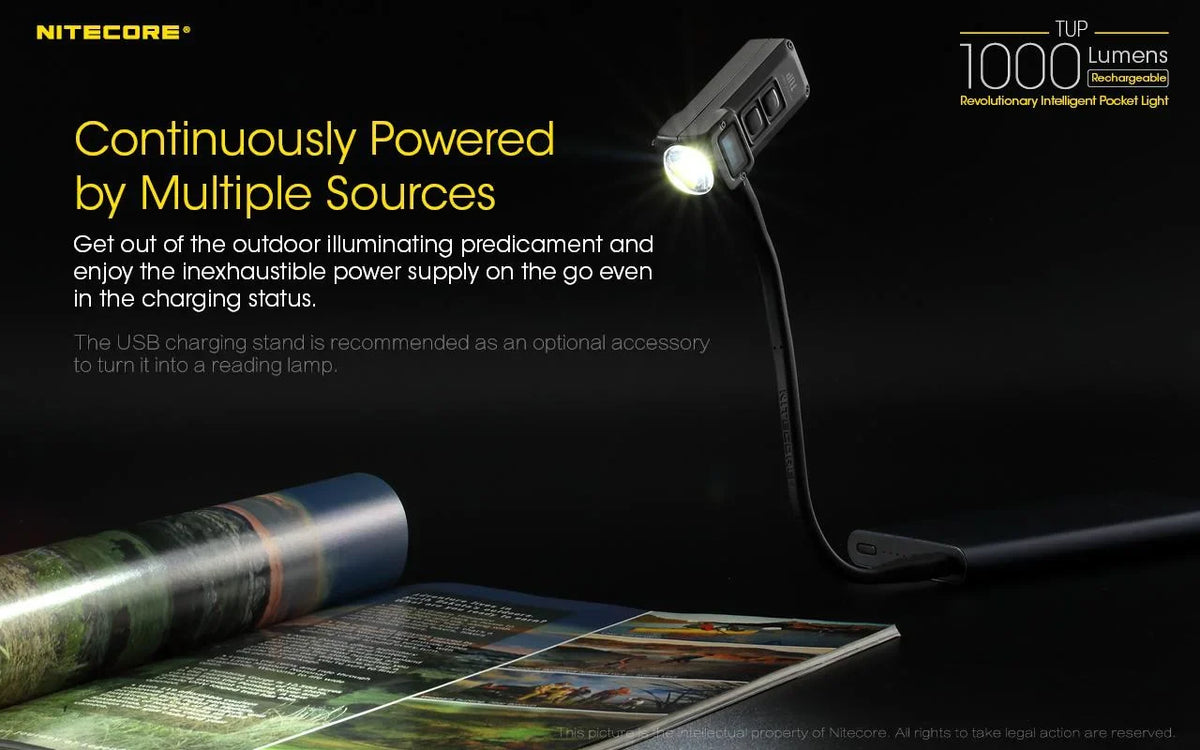 with Tactical - Nitecore TUP Light LED Lumens Pocket NL2140 Value Intelligent 1200 Battery 21700 Nitecore Flashlight Rechargeable Bundle: NEW and P12 1x 4000mAh
