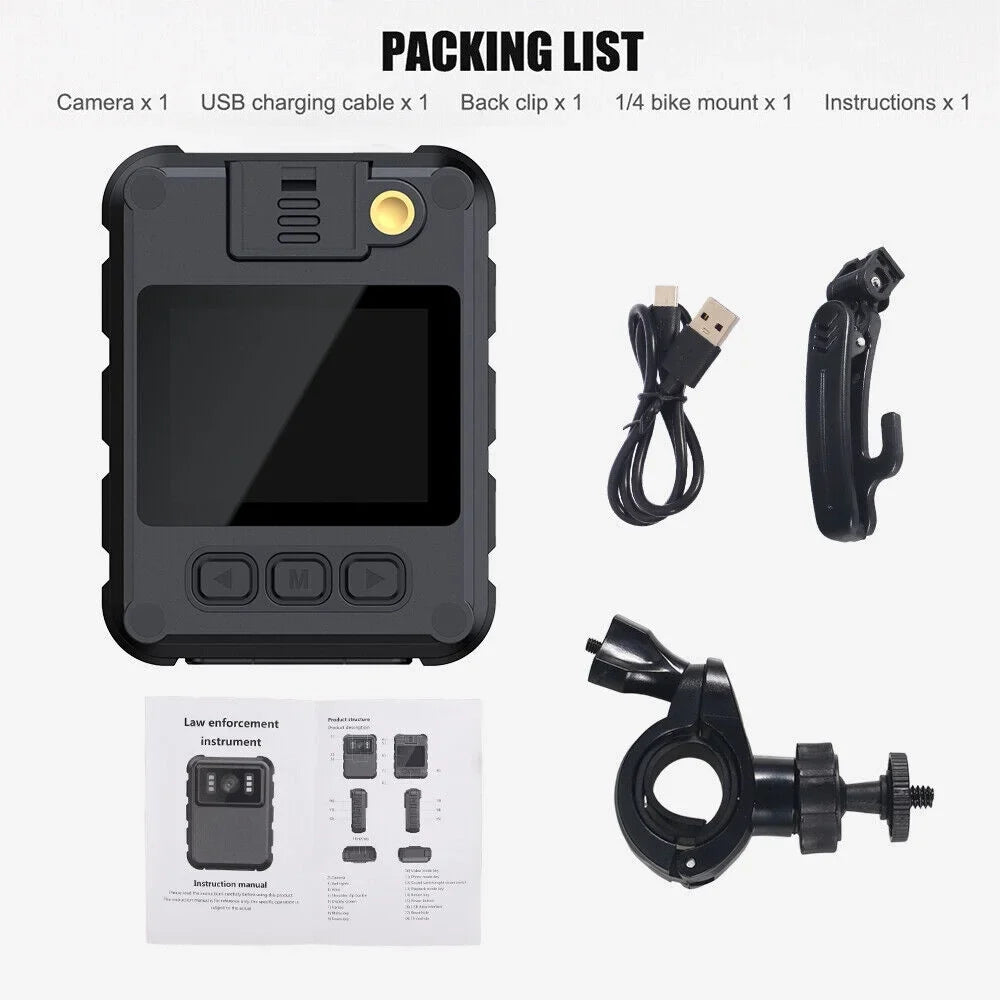 Camcorder 1080P IP67 2" HD Screen WiFi LCD Cam Helmet 300W Record 128G Loop Full Action Colour Support Memory Waterproof Jahy2Tech