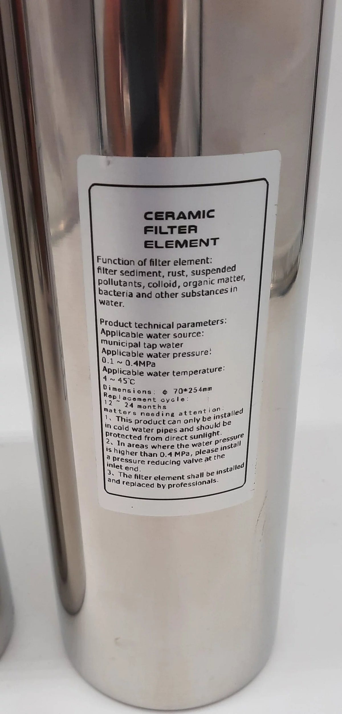 Water Marine stainless Potable Ultra steel stages 3 filtration system