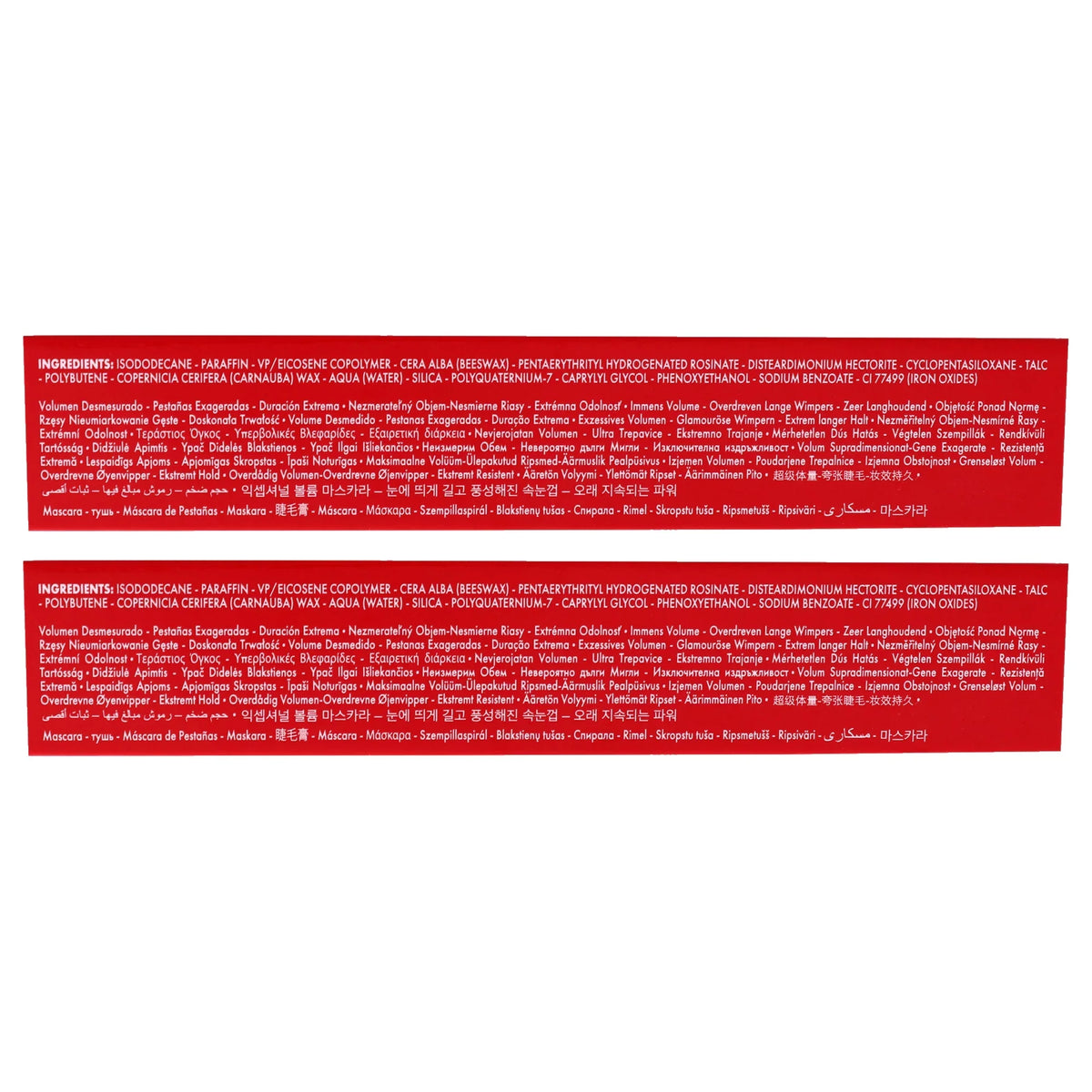 Mascara Extra Pupa of - 001 - oz Waterproof Vamp! 0.30 Milano Mascara Pack 2 -