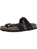 Betula Womens Faux Mia Casual Sandals Slide Leather