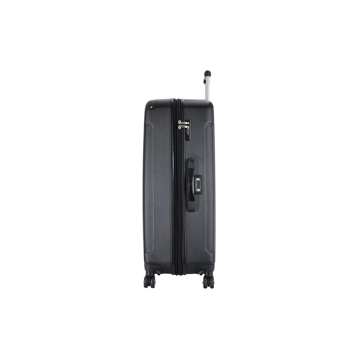 (DKINT00L-BLK) Plastic Spinner DUKAP INTELY 4-Wheel Luggage