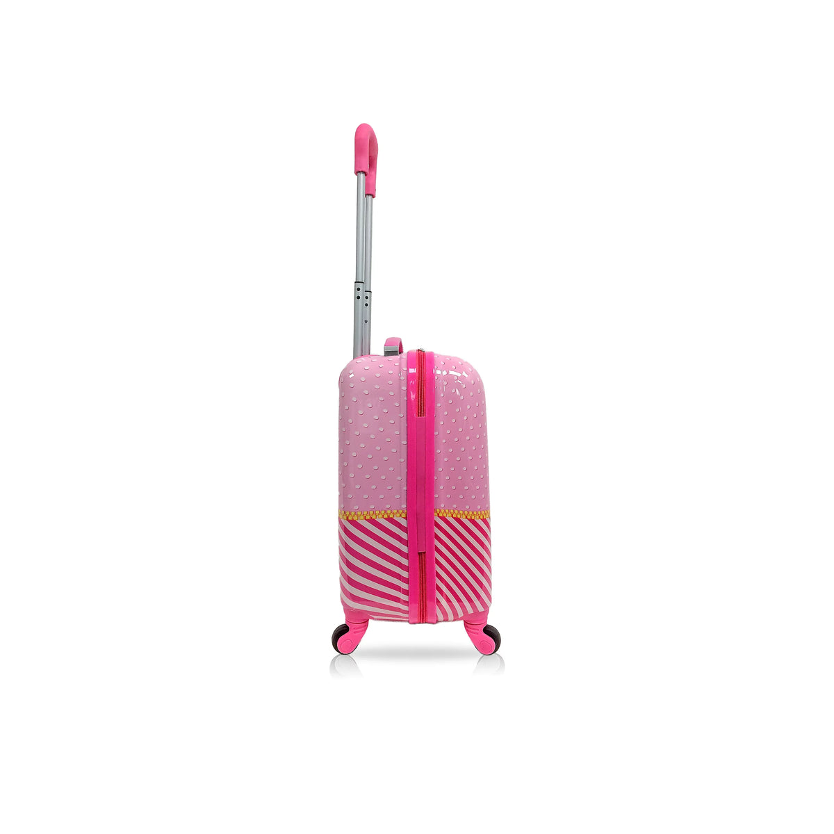 Tucci Wheels Girl Kids Fashion with Hardside Kids Lightweight Luggage 18" for Suitcase Kids-Cute
