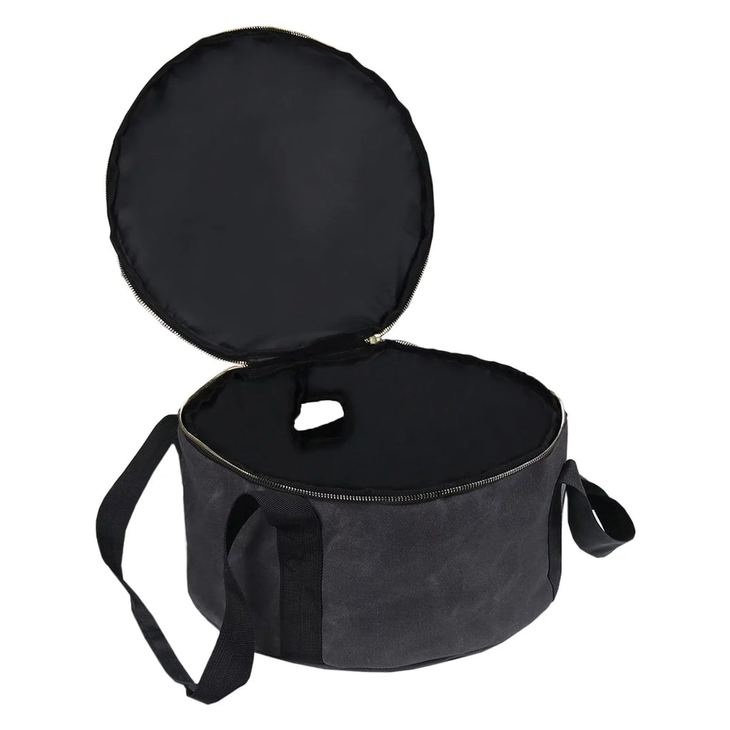 for Dutch Durable Handbag Multipurpose Bag Carry Cookware Bag - Activities Container Gray Storage BBQ Oven Camping Accessories ,Outdoor ,Fishing 12"