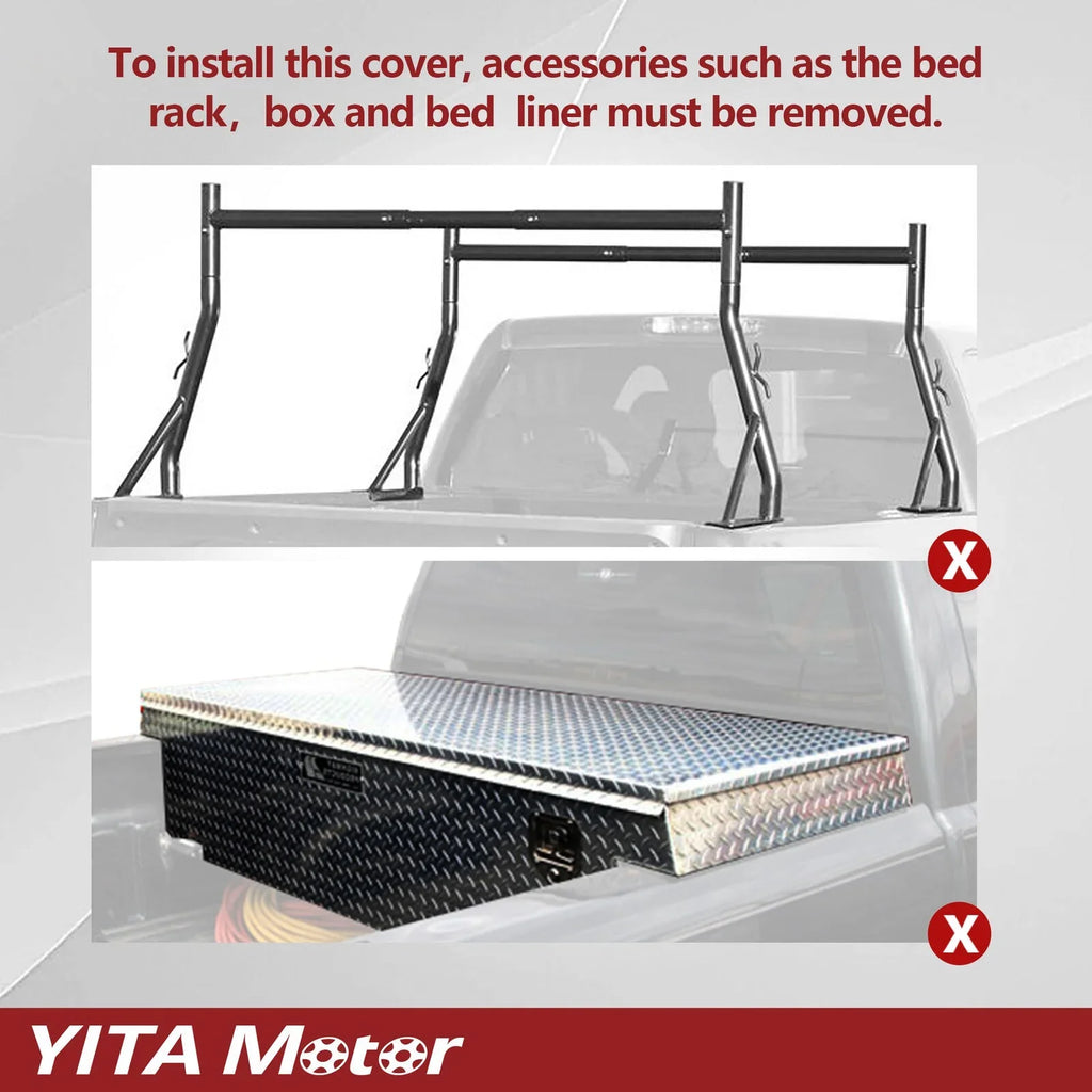 Roll Frontier 2005-2023 5 Bed Truck Truck compatible with Lamp Up Soft ft Cover with Bed Tonneau Ledkingdomus Top Nissan