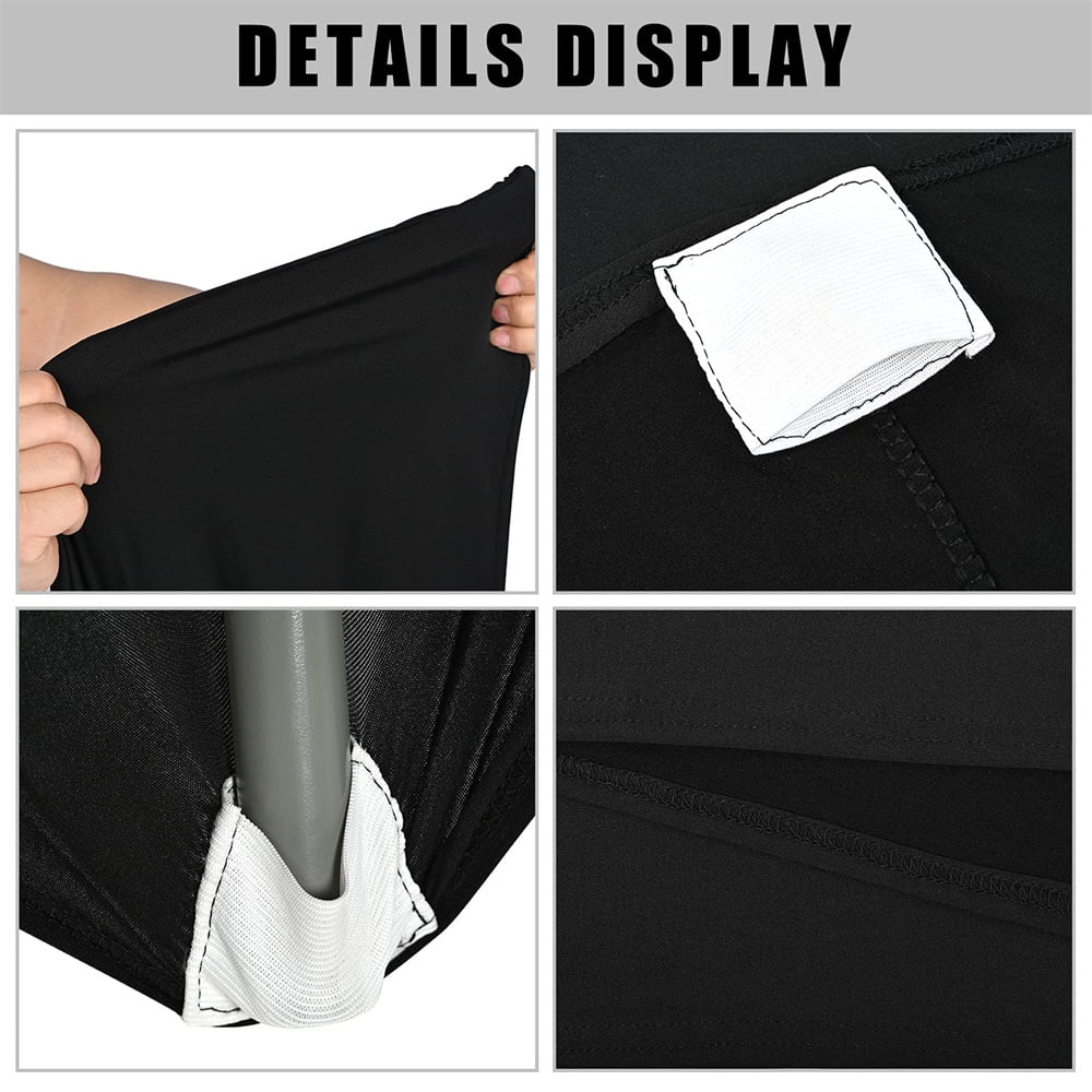 Table 3 6 Party() Pesonlook Patio Tablecloth for Anti-Wrinkle Cocktail Ft Washable Fit Stretchable Tablecloth, Elastic Tight Pcs Stretch Rectangular Cover, Wedding, Cover, Table Spandex