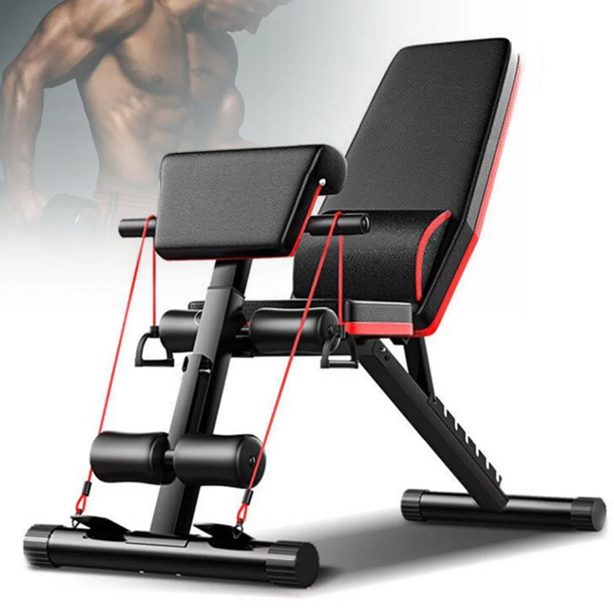 Weight Workout for 160kg Home 352.7lb / Bench Multifunctional Adjustable Gym