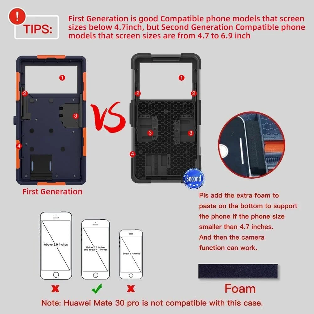 Mini 14/13/12/11 Professional Max Plus [15m/50ft] iPhone Cover(Blue) Note10/9/8/S10/9/8 Pro Waterproof for Diving Xr/X/Xs/Samsung Case Phone Video Snorkeling Photo Ultra Underwater Galaxy