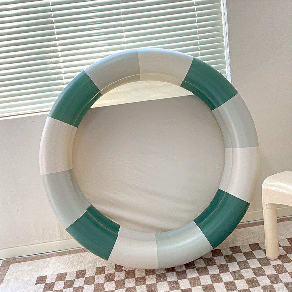 Blow Style Retro Pool Pool Cute Inflatable Water Pool Stripe Baby Green Up Swimming Family Thickened Goldmeet