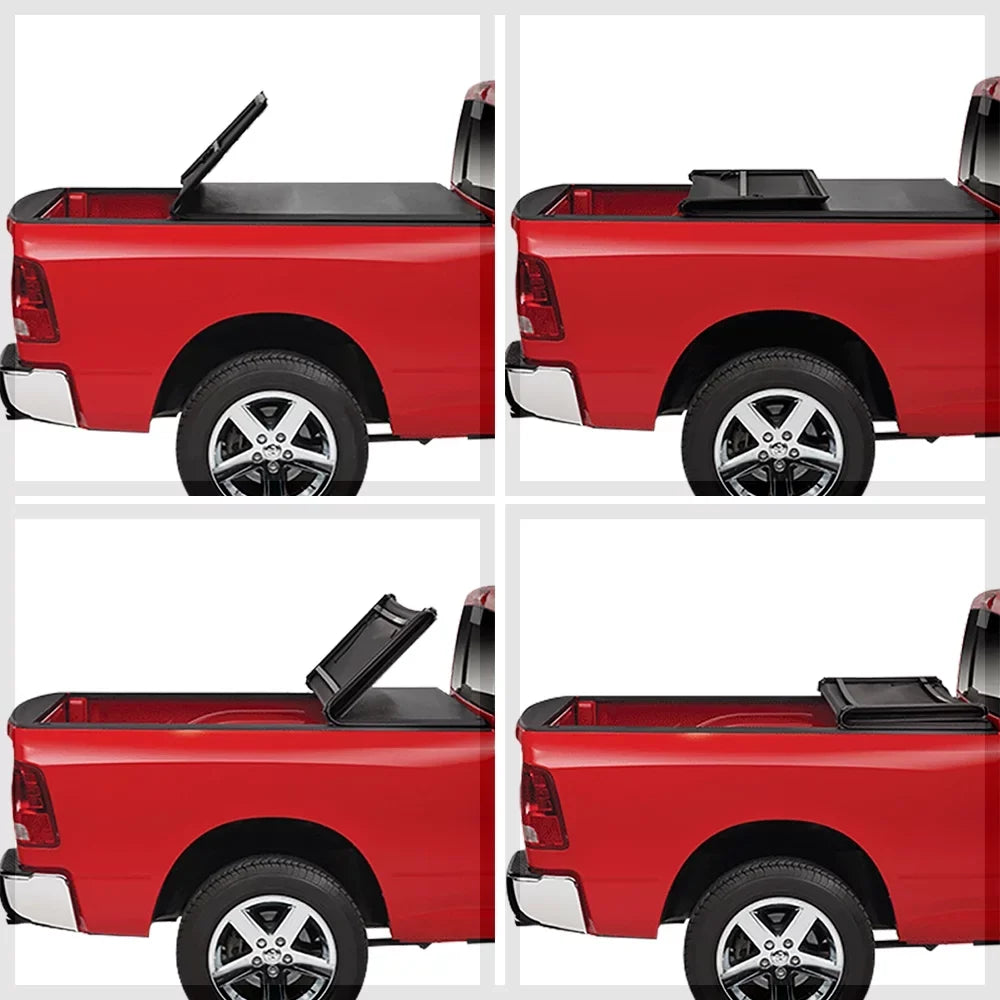 Tonneau Soft Fleetside Top 2005-2019 for NISSAN Truck Short Frontier 05-21 5Ft Tri-Fold select: FRONTIER Cover Bed Fits