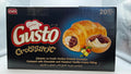 And Croissant Hazelnut Of Vanilla (Pack Breakfast Cream Croissant Individually Pastry, With 20) Soft Gusto Wrapped Chocolate Snack The Go Filling, On
