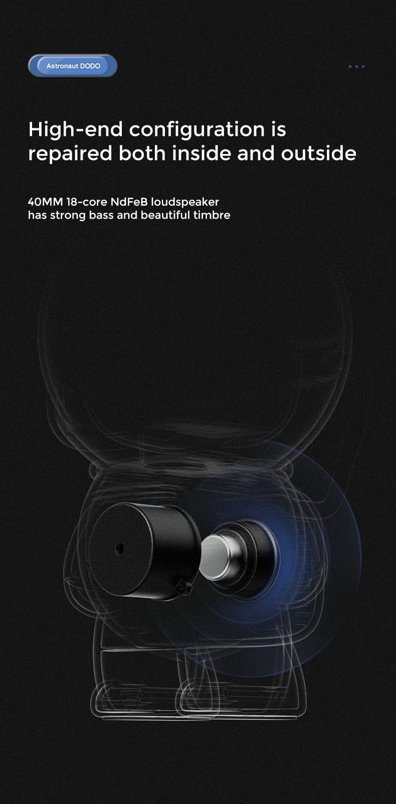 with Bluetooth Astronaut-Shaped Sleep Clock, Support Speaker Night Card TF and Radio, Smart Alarm, Light FM