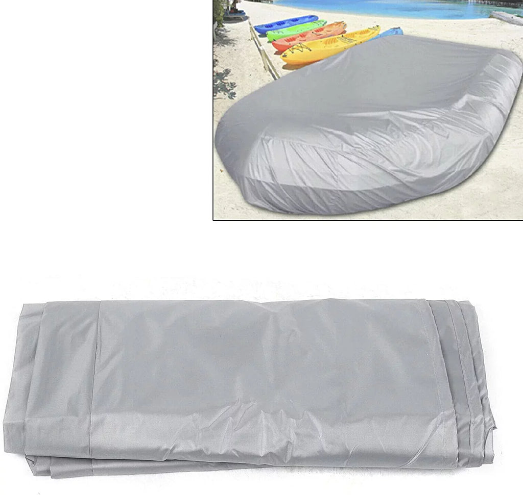 Cover Durable Inflatable Boat Grey Silver Dinghy Dustproof Boat Waterproof Cover