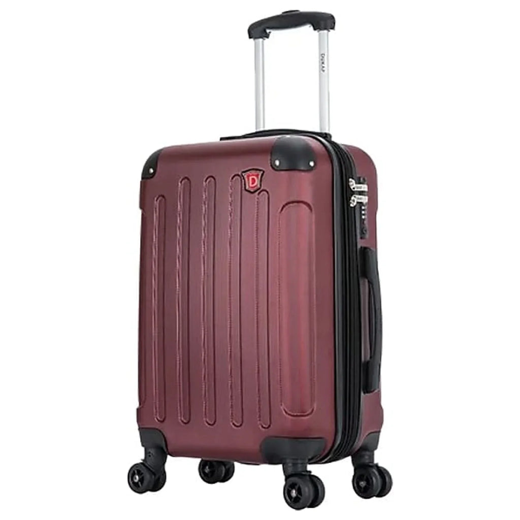 INTELY 4-Wheel (DKINT00S-WIN) Luggage Spinner DUKAP Plastic Wine