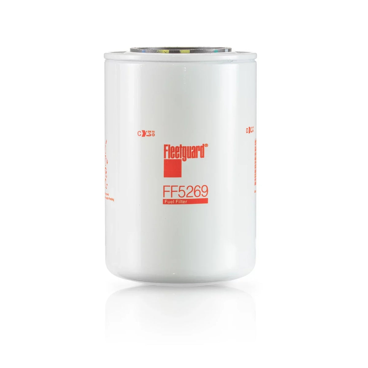 White Fleetguard Fuel Filter Ff5269