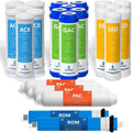 with Filters Osmosis Set \u2013 System Filters 23 Membrane inch GAC Sediment GPD Filters Carbon 50 Reverse \u2013 RO ACB Express Water Replacement \u2013 SED Filter Year PAC 10 3 Size