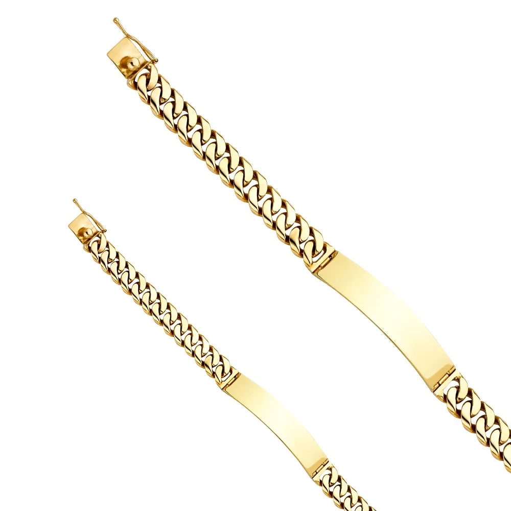 Gift Men’s Chain | and Miami | 14k 14KY Elegant Gold Yellow Weight Grams - | Link Gold 41.3 Bracelets Jewelry for ID 8.5" for Men Bracelet Cuban Women