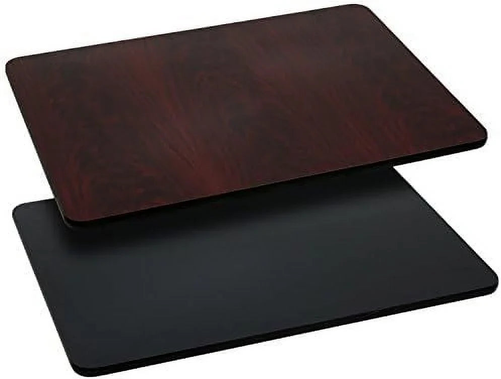 24'' Laminate Glenbrook Mahogany 30'' X Reversible Pack With 3 Top Table Or Rectangular Top