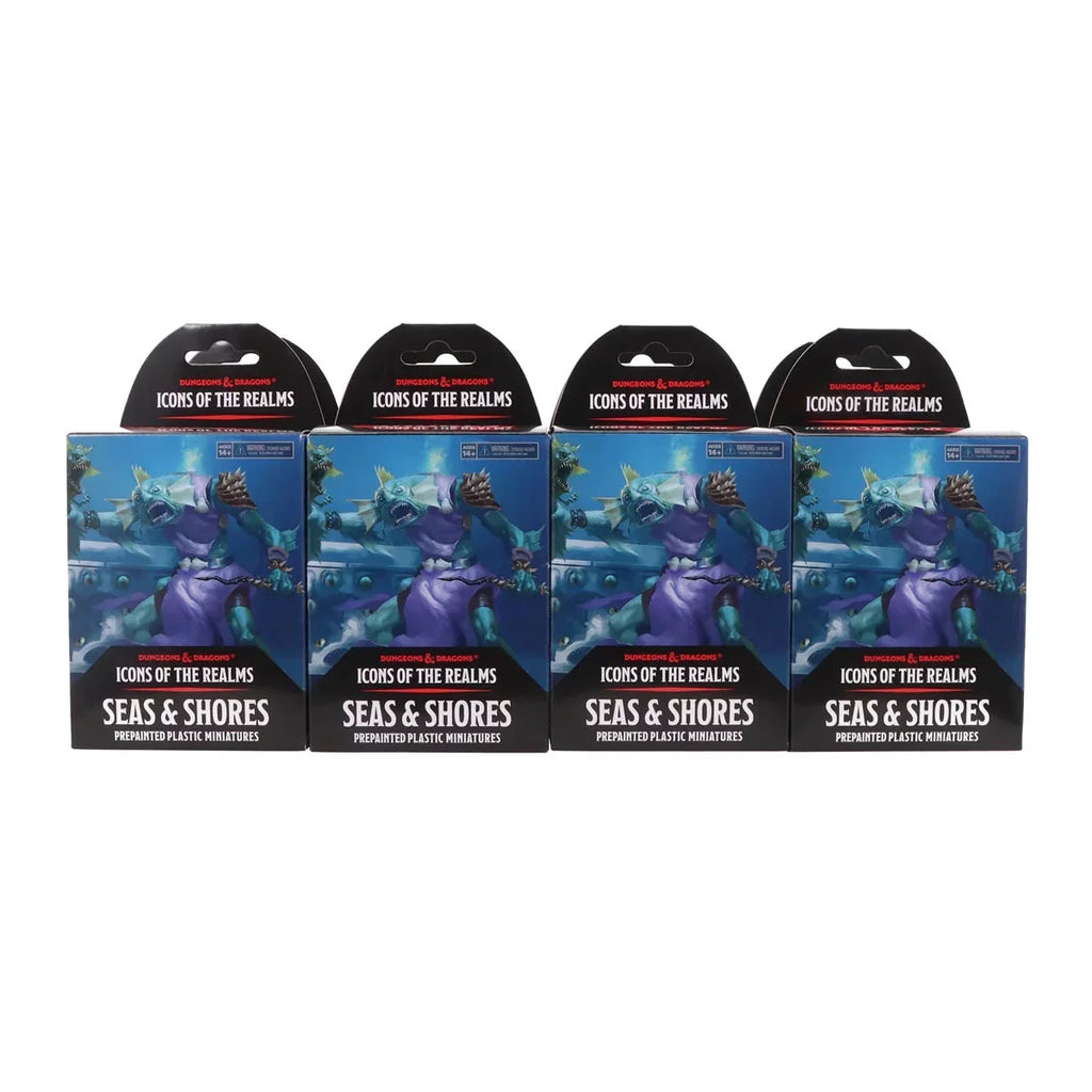 Wizkids Pack 28 Set Realms & of Dungeons - Figurine the Icons Seas Brick & of 8 Shores Booster Dragons