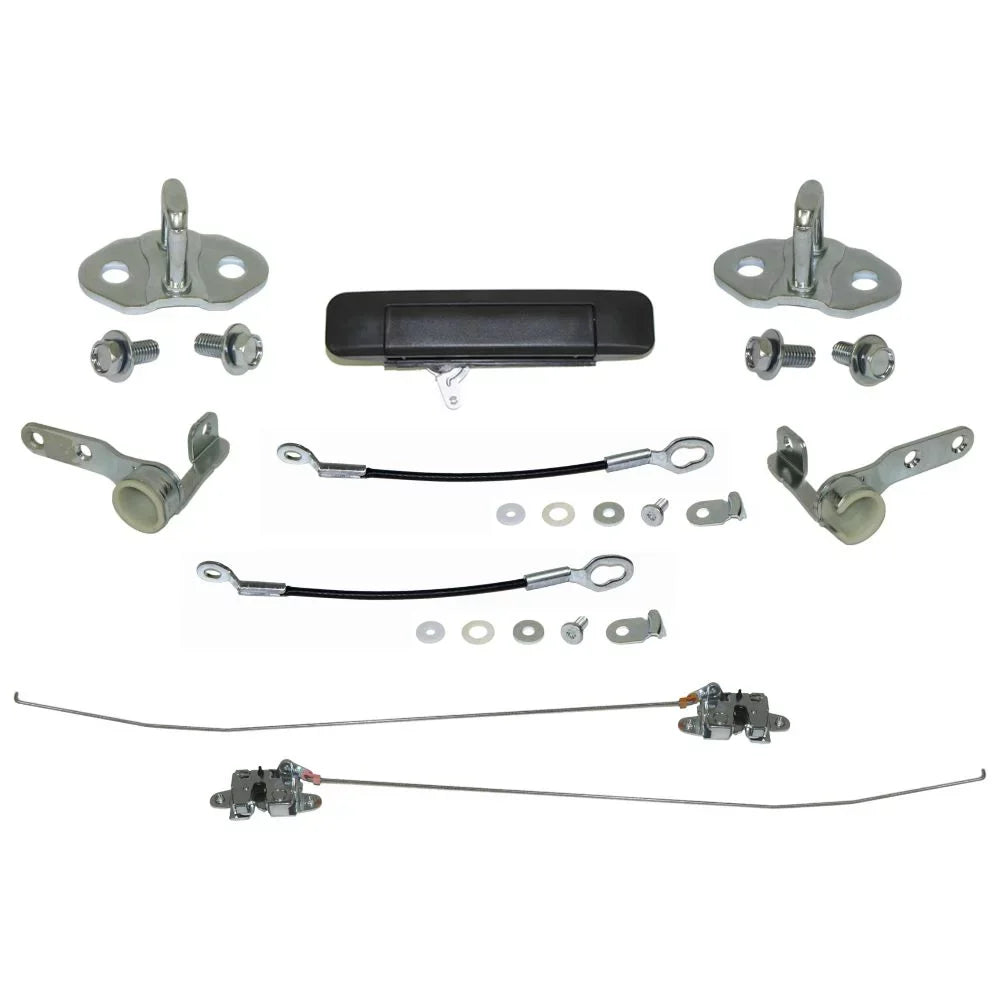 Latch Tailgate Tacoma Handle Cable For 2005-2015 Rear Hinge Striker 9pc Lock Rod