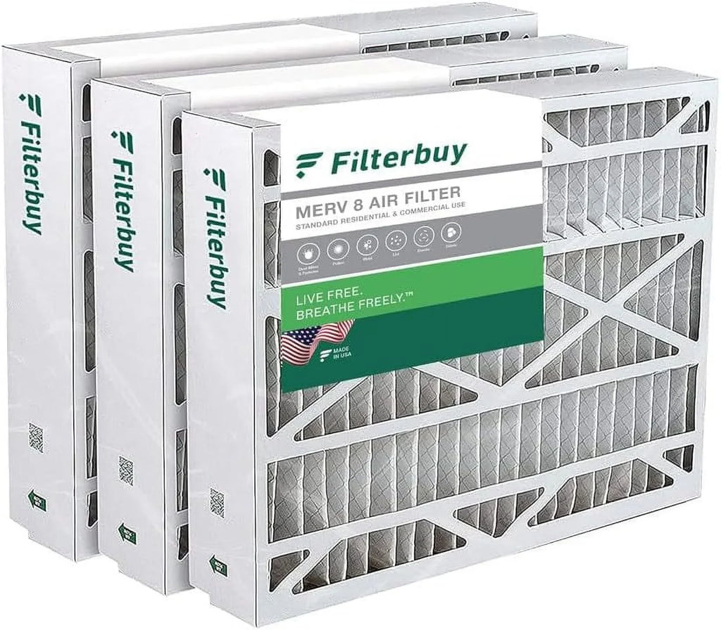 Aprilaire Filters Furnace Filterbuy AC Air 8 Pleated for 102/2120 HVAC 20x25.25x3.5 Space-Gard (3-Pack) MERV