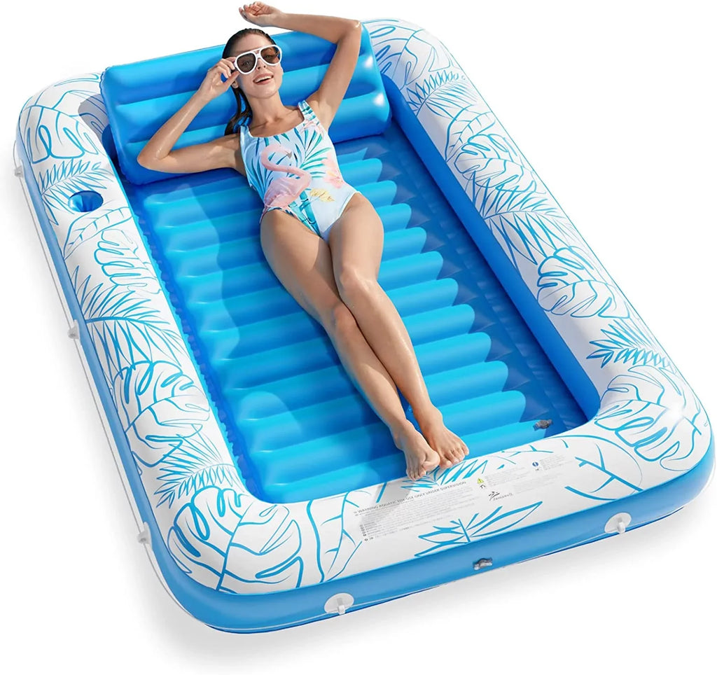 Inflatable Tanning Tanner Swimming Pool Float -