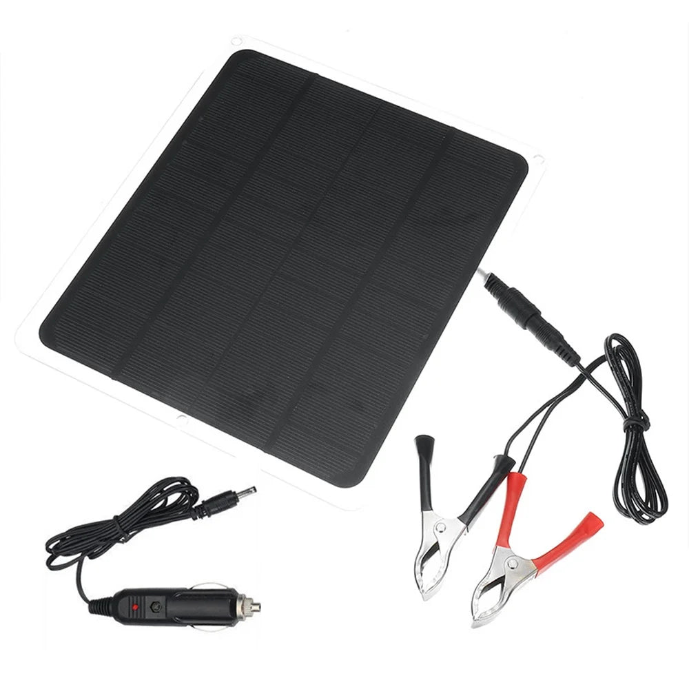 Recharger Dcenta Light Camping Fan Portable Hiking 20W Solar Panel Car for