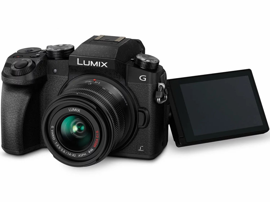 G7 PANASONIC 4K Dual Mirrorless DMC-G7WK Bundle LUMIX Lens Digital Camera