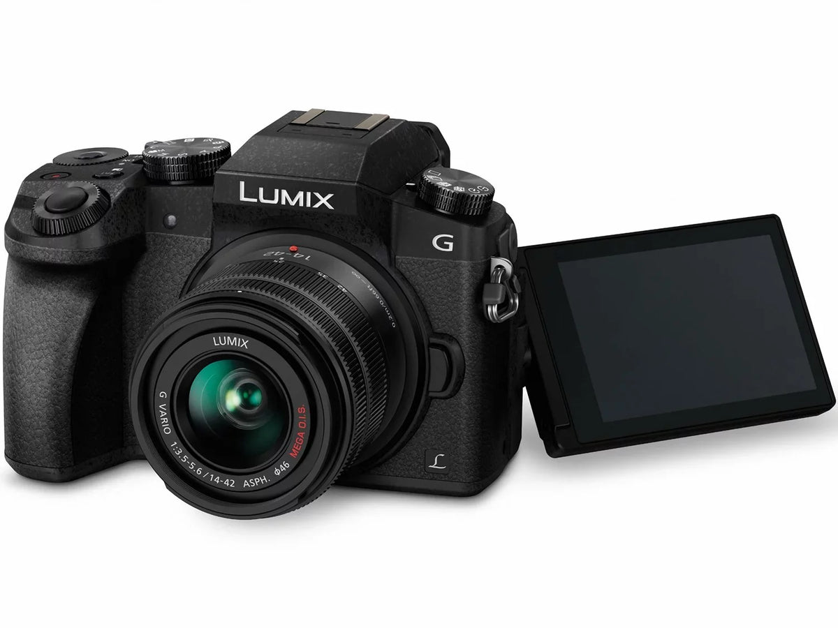 G7 PANASONIC 4K Dual Mirrorless DMC-G7WK Bundle LUMIX Lens Digital Camera