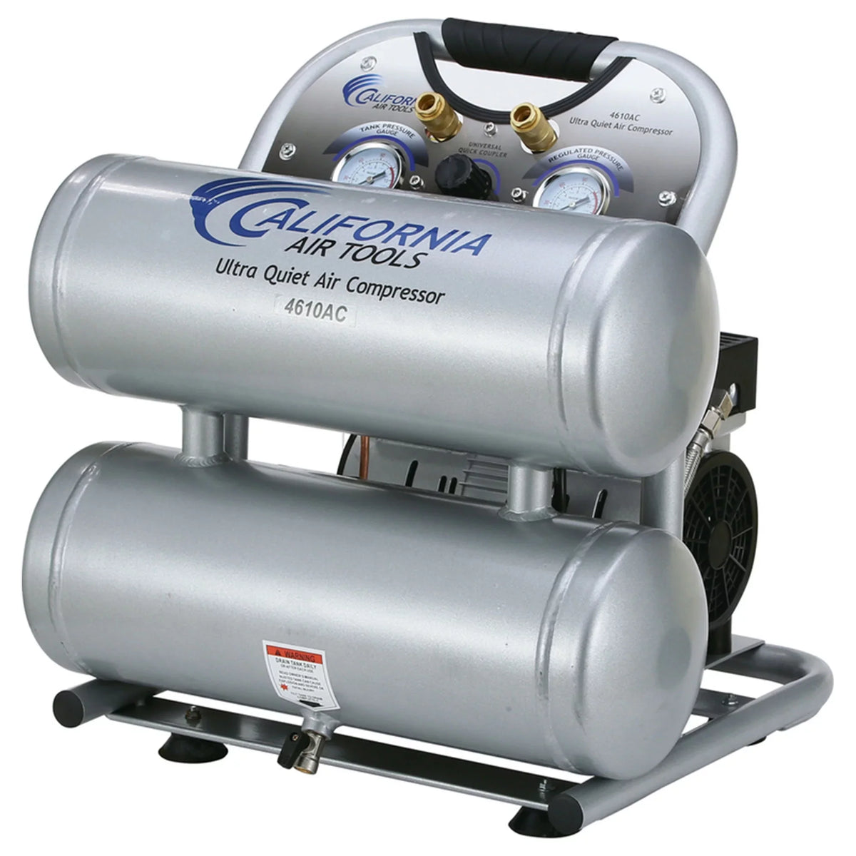 Free 4610AC Quiet Air Powerful Air Oil California Tools Compressor Ultra
